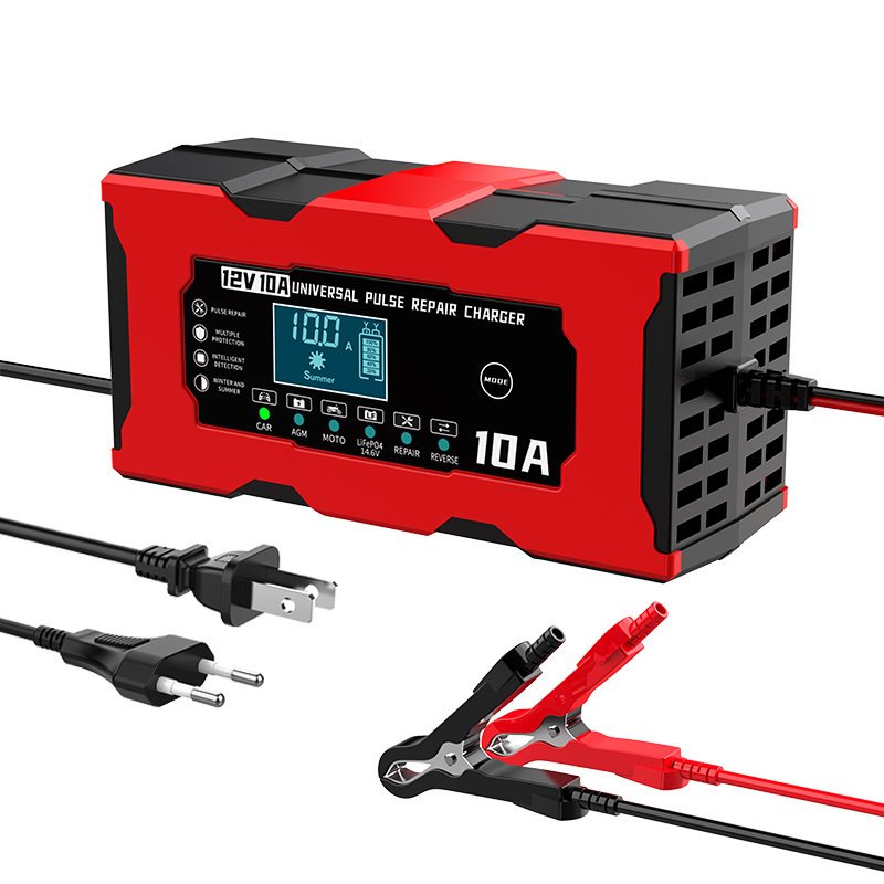 Augoing 12V10A Automatic Car Maintainer Trickle and Desulfator with Temperature Compensation