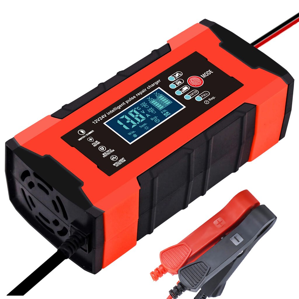 Augoing 12V/24V 10A Battery Charger